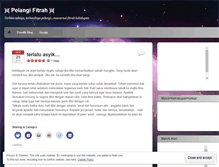Tablet Screenshot of pelangifitrah.wordpress.com