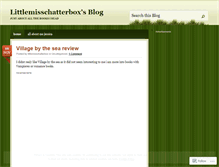 Tablet Screenshot of littlemisschaterbox.wordpress.com