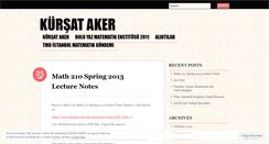 Desktop Screenshot of kursataker.wordpress.com