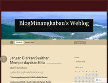 Tablet Screenshot of blogminangkabau.wordpress.com