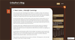Desktop Screenshot of cr0ssfire.wordpress.com