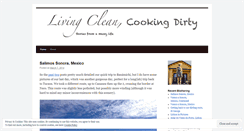 Desktop Screenshot of livecleancookdirty.wordpress.com