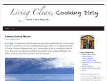 Tablet Screenshot of livecleancookdirty.wordpress.com