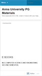 Mobile Screenshot of annaunivpgmaterials.wordpress.com