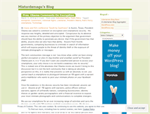 Tablet Screenshot of misterdamage.wordpress.com