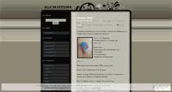 Desktop Screenshot of elleinstitches.wordpress.com