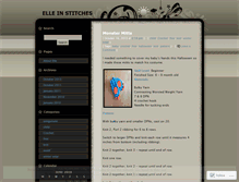 Tablet Screenshot of elleinstitches.wordpress.com