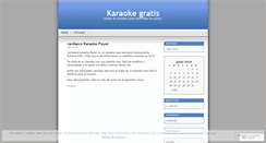 Desktop Screenshot of elkaraoke.wordpress.com