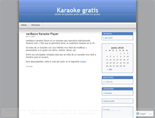 Tablet Screenshot of elkaraoke.wordpress.com