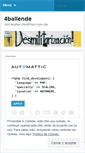 Mobile Screenshot of 4ballende.wordpress.com