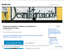 Tablet Screenshot of 4ballende.wordpress.com
