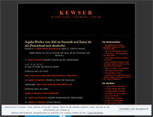 Tablet Screenshot of kewser.wordpress.com