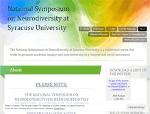 Tablet Screenshot of neurodiversitysymposium.wordpress.com