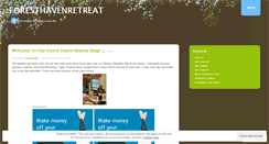 Desktop Screenshot of foresthavenretreat.wordpress.com