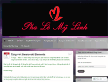 Tablet Screenshot of mylinhswarovski.wordpress.com