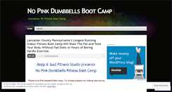 Desktop Screenshot of nopinkdumbbells.wordpress.com