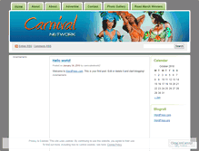 Tablet Screenshot of carnivalnetwork2.wordpress.com