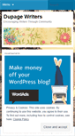 Mobile Screenshot of dupagewriters.wordpress.com