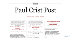 Desktop Screenshot of cristpd.wordpress.com