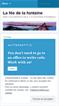 Mobile Screenshot of lafeedelafontaine.wordpress.com
