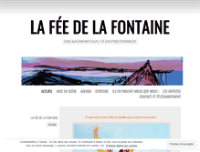 Tablet Screenshot of lafeedelafontaine.wordpress.com