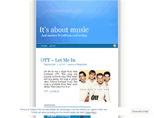 Tablet Screenshot of itsaboutmusic.wordpress.com