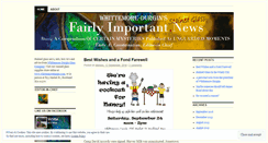 Desktop Screenshot of fairlyimportantnews.wordpress.com