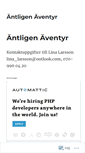 Mobile Screenshot of antligenaventyr.wordpress.com