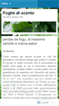 Mobile Screenshot of fogliediacanto.wordpress.com