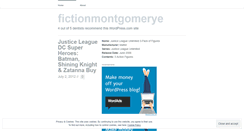 Desktop Screenshot of fictionmontgomerye.wordpress.com