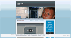 Desktop Screenshot of paperline19.wordpress.com