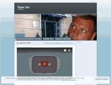 Tablet Screenshot of paperline19.wordpress.com