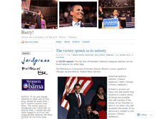 Tablet Screenshot of barryobama.wordpress.com