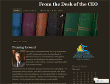 Tablet Screenshot of cmsdceo.wordpress.com