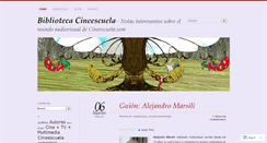 Desktop Screenshot of cineescuela.wordpress.com