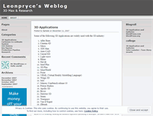 Tablet Screenshot of leonpryce.wordpress.com