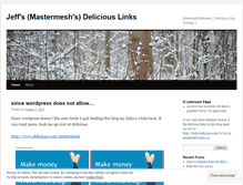Tablet Screenshot of mastermesh.wordpress.com