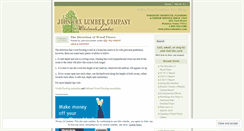 Desktop Screenshot of johncoxlumber.wordpress.com