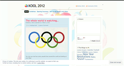 Desktop Screenshot of kool2012.wordpress.com