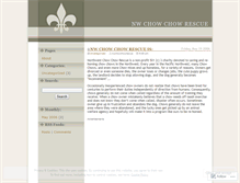 Tablet Screenshot of nwchowchowrescue.wordpress.com