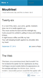 Mobile Screenshot of mouthfeel.wordpress.com