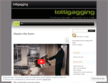 Tablet Screenshot of lolligagging.wordpress.com