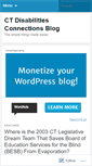 Mobile Screenshot of ctdisabilities.wordpress.com