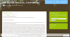 Desktop Screenshot of irisatlosangeles.wordpress.com