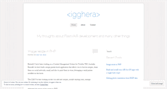 Desktop Screenshot of igghera.wordpress.com