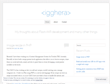 Tablet Screenshot of igghera.wordpress.com