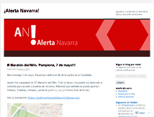 Tablet Screenshot of alertanavarra.wordpress.com