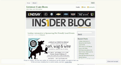 Desktop Screenshot of lindsaycars.wordpress.com