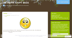 Desktop Screenshot of happynappybride.wordpress.com