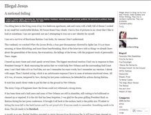 Tablet Screenshot of illegaljesus.wordpress.com